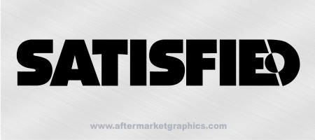 Satisfied Brakes Decals - Pair (2 pieces)